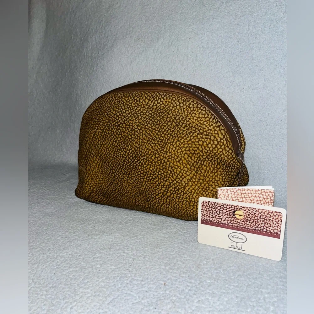 Borbonese Quail Suede Small Clutch/Pouch - Picture 6 of 12